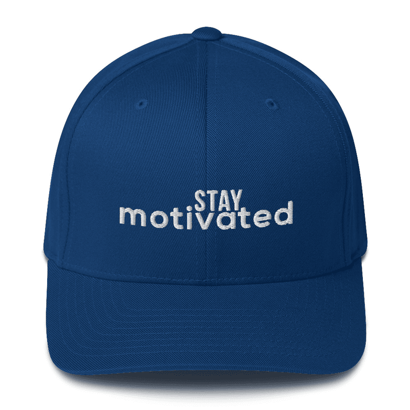 Stay Motivated Flex Fit Hat view 3