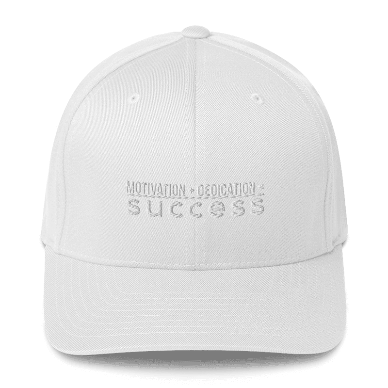 Motivation + Dedication = Success Flex Fit Hat view 8